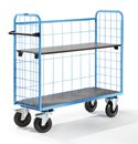 Postbur 500 kg Noor, med gallerväggar, på 3 sidor, längd 1420 mm