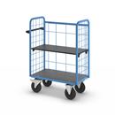 Postbur 500 kg Noor, med gallerväggar, på 3 sidor, längd 950 mm, inkl. 1 hyllplan