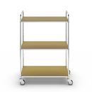 Hyllvagn Telma ESD, 4 länkhjul, 3 hyllor, LxBxH 980 x 585 x 1445 mm