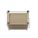 Hyllvagn Telma ESD, korta varianter, 4 länkhjul, 4 hyllor, LxBxH 945 x 470 x 1120 mm, 2 med broms