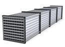 Fackhylla Victor, HxBxD 1000 x 1000 x 6000 mm, 81 tråg, 9 x 9 fack