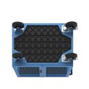 Verkstadsvagn Indra, front och långsidor av stålgaller, utan hyllplan