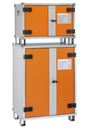Batteriskåp Sasha, BxD 890 x 660 mm, 230 V, stapelfötter