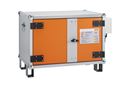 Batteriskåp Sasha, BxD 890 x 660 mm, 230 V, stapelfötter