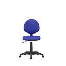 Kontorsstol Smart Office, utan armstöd, med permanentkontaktmekanism, blå
