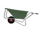 Skottkärra Big Ben, 180 l, 1-hjulig, grön, 1-hjulig
