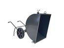 Skottkärra, tippbar Hilda, massivgummi, LxH 1450 x 975 mm, 250 l