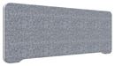 Bordsskärm Edge, 1200x400 mm, toppmonterad, grå, vit