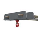 Lyftkrok för gaffeltruck Arnulf, via två gaffelarmar, lastkapacitet 5000 kg, grå