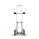 Säckkärra i aluminium Therese, lastkapacitet 350 kg, polyuretan, punkteringsfritt