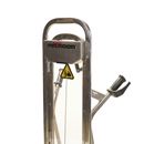 Säckkärra i aluminium Therese, lastkapacitet 350 kg, med lyftplattform, polyuretan, punkteringsfritt