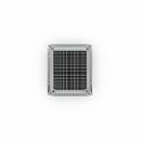 Rullcontainer med gallerväggar Jessica, 5-sidig, stöldskyddad med mellanplan