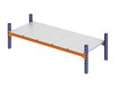 Hyllplan Armida, med galvaniserade stålhyllor, BxD 2225 x 600 mm