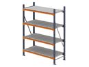 Hyllställ Armida, belastning per sektion 6000 kg, HxBxD 2500 x 1448 x 800 mm, grundsektion