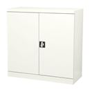 Plåtskåp Småland, 1000x1000x440 mm, inkl 2 hyllplan, vit/vit