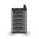 Batteriskåp Avan, HxBxD 2114 x 1193 x 615 mm, 5 hyllplan