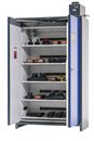 Batteriskåp Avan, HxBxD 2114 x 1193 x 615 mm, 5 hyllplan